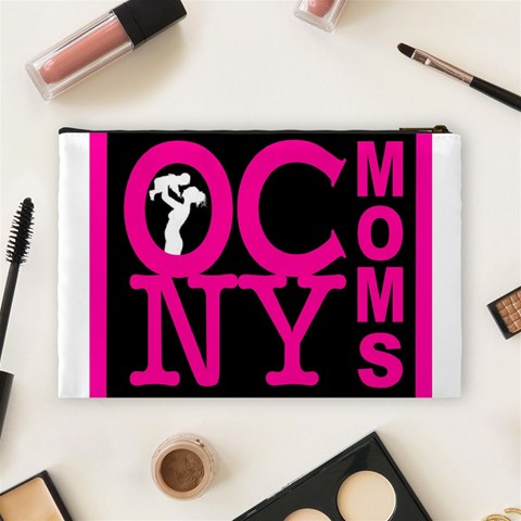 OCNYMOMS LOGO Cosmetic Bag (Large)  from ArtsNow.com Back