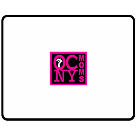 OCNYMOMS LOGO Fleece Blanket (Medium)  from ArtsNow.com 60 x50  Blanket Front