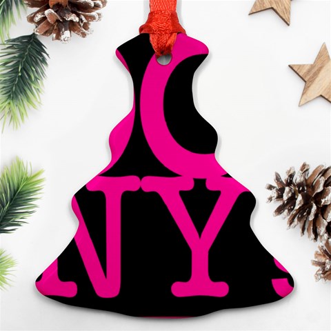 OCNYMOMS LOGO Christmas Tree Ornament (2 Sides) from ArtsNow.com Back