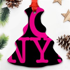 OCNYMOMS LOGO Christmas Tree Ornament (2 Sides) from ArtsNow.com Back