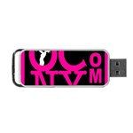 OCNYMOMS LOGO Portable USB Flash (One Side)