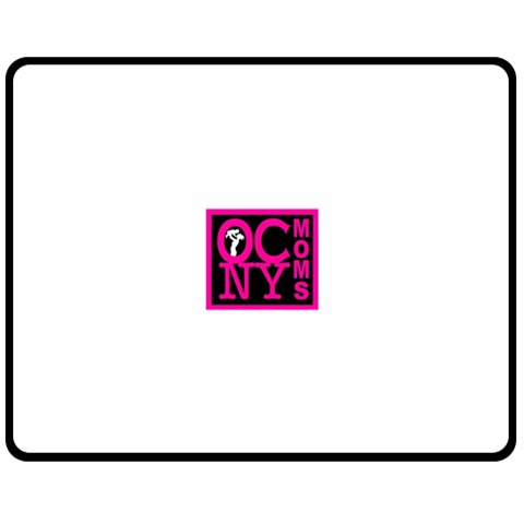 OCNYMOMS LOGO Double Sided Fleece Blanket (Medium)  from ArtsNow.com 58.8 x47.4  Blanket Front