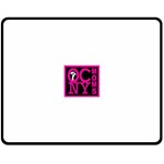 OCNYMOMS LOGO Double Sided Fleece Blanket (Medium) 