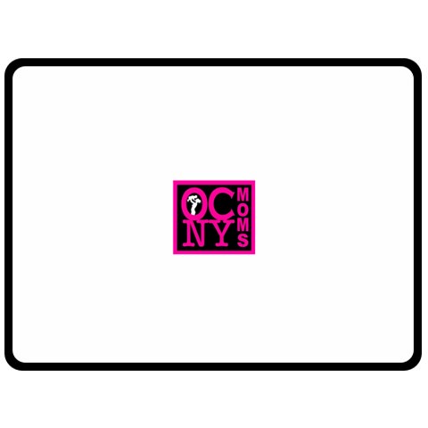 OCNYMOMS LOGO Double Sided Fleece Blanket (Large)  from ArtsNow.com 80 x60  Blanket Front