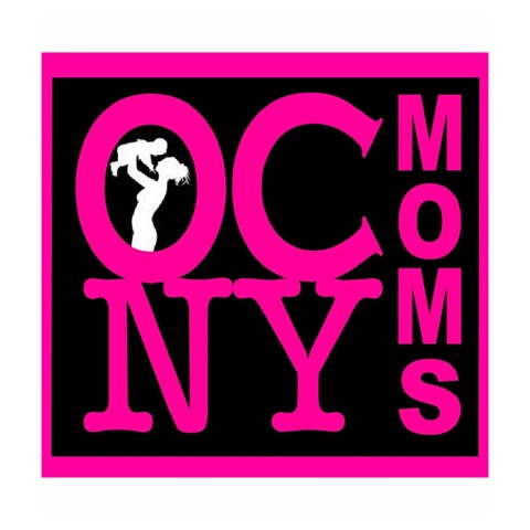 OCNYMOMS LOGO Drawstring Pouches (Medium)  from ArtsNow.com Back