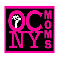 OCNYMOMS LOGO Drawstring Pouches (Medium)  from ArtsNow.com Back