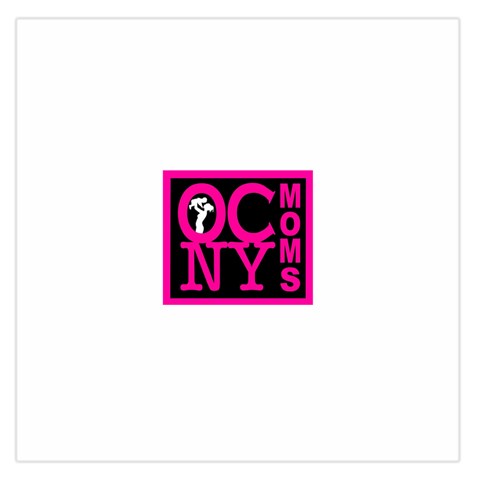 OCNYMOMS LOGO Large Satin Scarf (Square) from ArtsNow.com Front