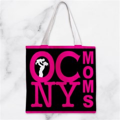 OCNYMOMS LOGO Zipper Grocery Tote Bags from ArtsNow.com Front