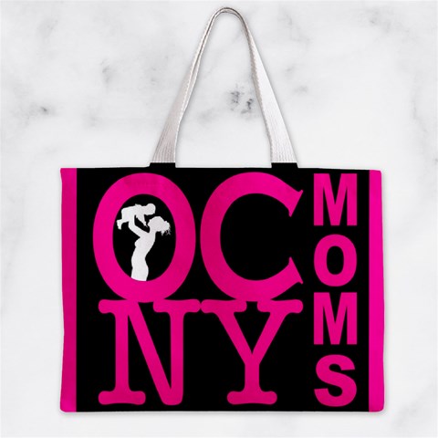 OCNYMOMS LOGO Zipper Tiny Tote Bags from ArtsNow.com Front