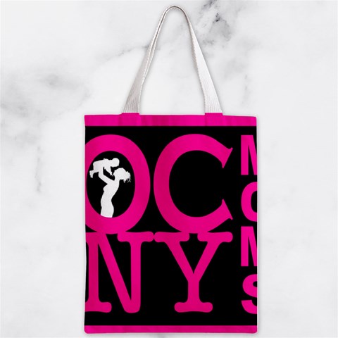 OCNYMOMS LOGO Zipper Classic Tote Bags from ArtsNow.com Front