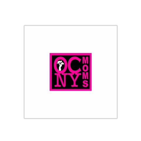 OCNYMOMS LOGO Satin Bandana Scarf from ArtsNow.com Front