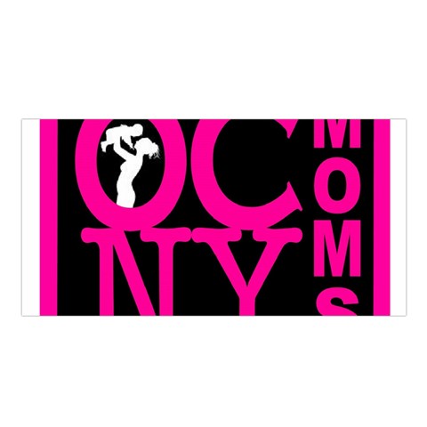OCNYMOMS LOGO Satin Shawl from ArtsNow.com Front