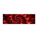 Red Glossy Fractal Spiral Sticker Bumper (10 pack)