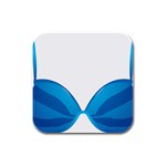 swim Rubber Square Coaster (4 pack)