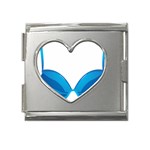 swim Mega Link Heart Italian Charm (18mm)