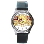 eagel Round Metal Watch