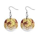 eagel 1  Button Earrings