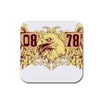 eagel Rubber Square Coaster (4 pack)