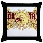 eagel Throw Pillow Case (Black)