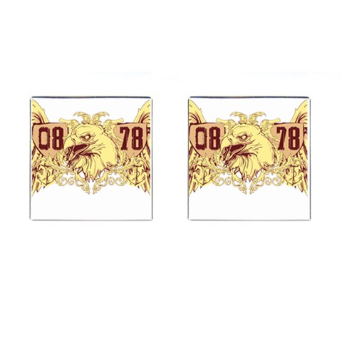 eagel Cufflinks (Square) from ArtsNow.com Front(Pair)
