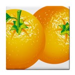 orange Tile Coaster