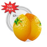 orange 2.25  Button (100 pack)