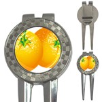 orange 3-in-1 Golf Divot