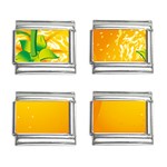 orange 9mm Italian Charm (4 pack)