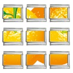 orange 9mm Italian Charm (9 pack)