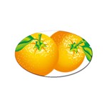 orange Sticker Oval (10 pack)