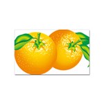 orange Sticker Rectangular (10 pack)