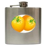 orange Hip Flask (6 oz)