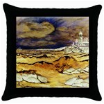 Brenton s Lighthouse Throw Pillow Case (Black)