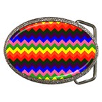 Rainbow Chevron Belt Buckle