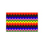 Rainbow Chevron Sticker (Rectangular)