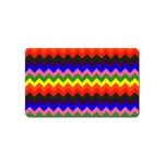Rainbow Chevron Magnet (Name Card)