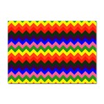 Rainbow Chevron Sticker A4 (100 pack)