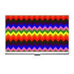Rainbow Chevron Business Card Holder