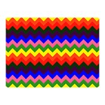 Rainbow Chevron Double Sided Flano Blanket (Mini)