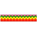 Rainbow Chevron Flano Scarf (Large)