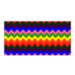 Rainbow Chevron Satin Wrap