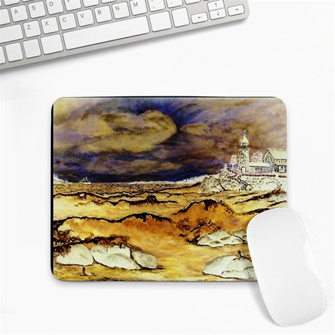 Brenton s Lighthouse Small Mousepad from ArtsNow.com Front
