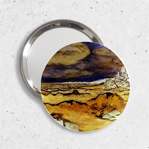 Brenton s Lighthouse 2.25  Handbag Mirror from ArtsNow.com Front