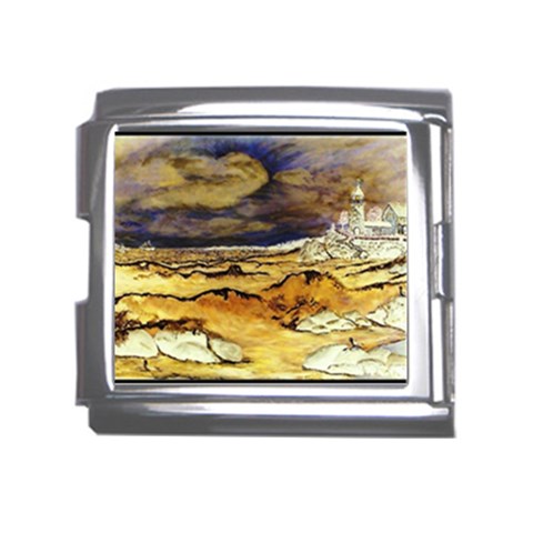 Brenton s Lighthouse Mega Link Italian Charm (18mm) from ArtsNow.com Front