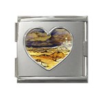 Brenton s Lighthouse Mega Link Heart Italian Charm (18mm)