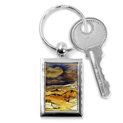 Brenton s Lighthouse Key Chain (Rectangle) from ArtsNow.com Front