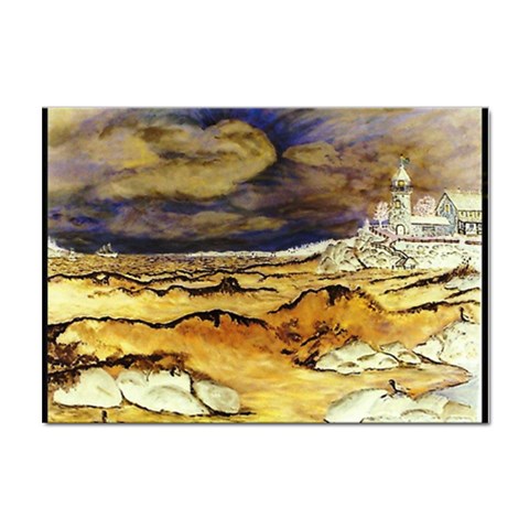 Brenton s Lighthouse Sticker A4 (10 pack) from ArtsNow.com Front