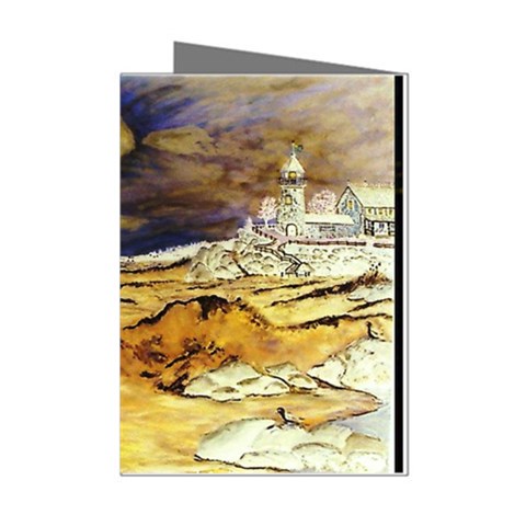Brenton s Lighthouse Mini Greeting Cards (Pkg of 8) from ArtsNow.com Left