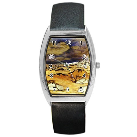 Brenton s Lighthouse Barrel Style Metal Watch from ArtsNow.com Front