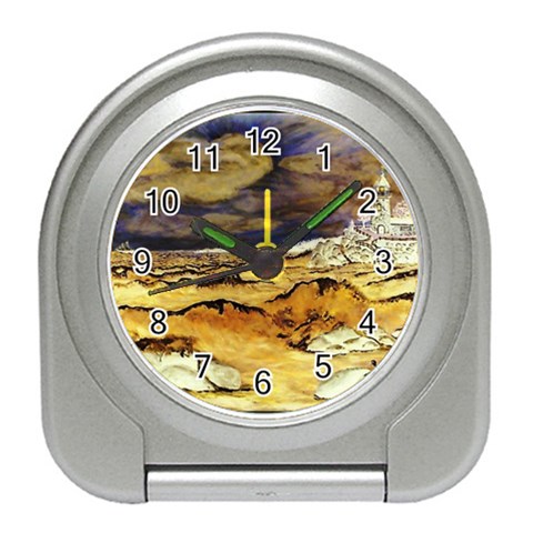 Brenton s Lighthouse Travel Alarm Clock from ArtsNow.com Front